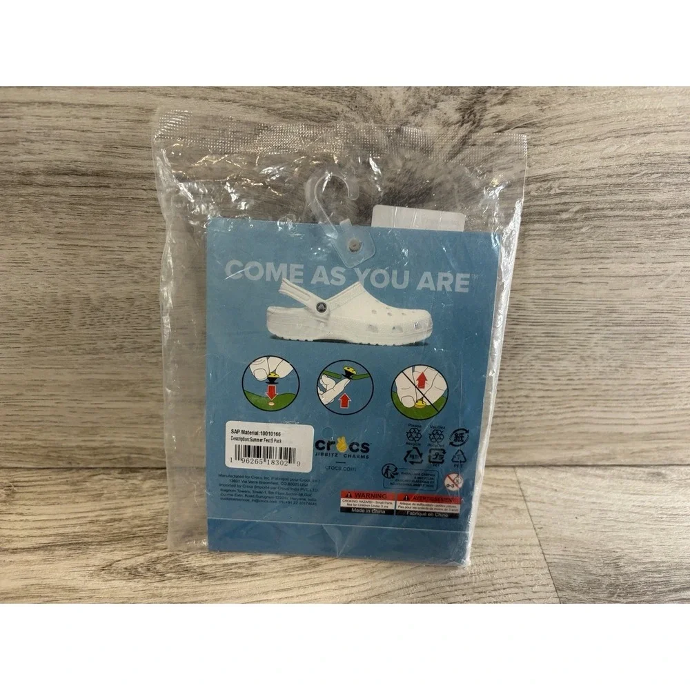 Crocs Jibbitz 5-Pack Summer Shoe Charms Jibbitz Desert Music Festival Coachella‎